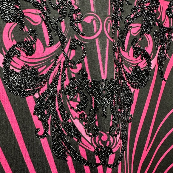 LIPSY LONDON | M | Bodycon Dress Wedding Date Event Mash Rhinestones open Back - Picture 7 of 10